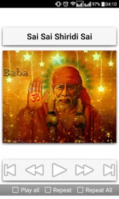 Sai Baba Devotional Songs Telu android App screenshot 9