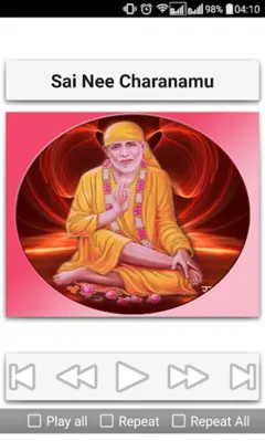 Sai Baba Devotional Songs Telu android App screenshot 12