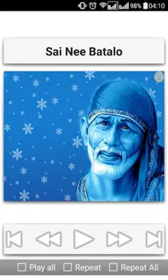 Sai Baba Devotional Songs Telu android App screenshot 13