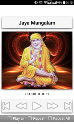 Sai Baba Devotional Songs Telu android App screenshot 16