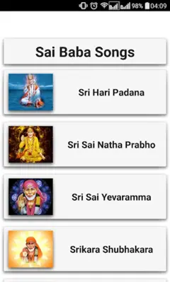 Sai Baba Devotional Songs Telu android App screenshot 18