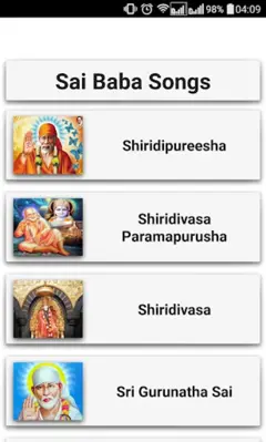 Sai Baba Devotional Songs Telu android App screenshot 19