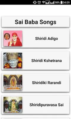 Sai Baba Devotional Songs Telu android App screenshot 20