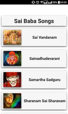 Sai Baba Devotional Songs Telu android App screenshot 21