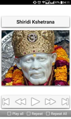 Sai Baba Devotional Songs Telu android App screenshot 3