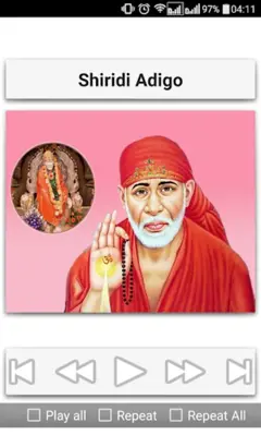 Sai Baba Devotional Songs Telu android App screenshot 4