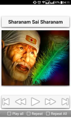 Sai Baba Devotional Songs Telu android App screenshot 5