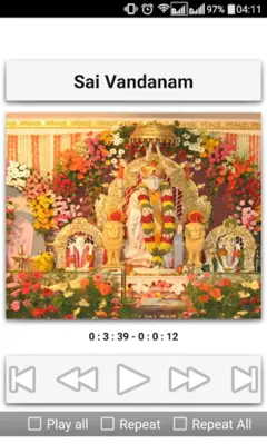 Sai Baba Devotional Songs Telu android App screenshot 8